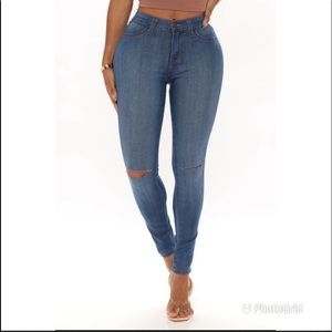 Fashion nova canopy jeans size 15